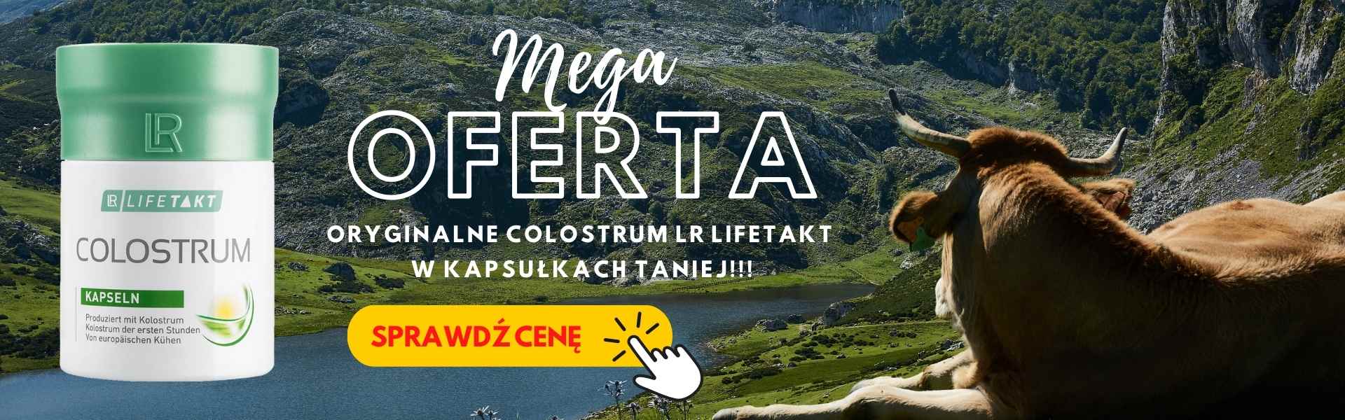 Colostrum w kapsułkach mega oferta