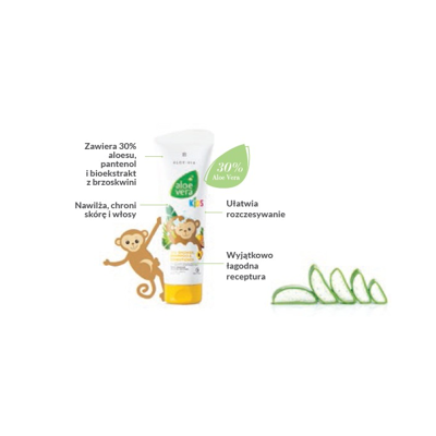 LR Aloe Vera Kids 3w1: Żel Pod prysznic, Szampon i Odżywka Aloe Via LR Aloe Vera Kids 3w1: Żel Pod prysznic, Szampon i Odżywka Aloe Via