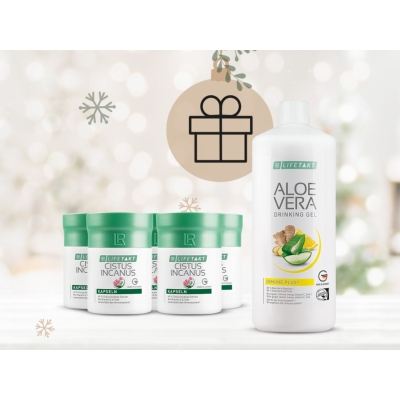 Czystek Cistus Incanus kapsułki 5x60 sztuk PIĘCIOPAK + Aloes Do Picia Immune za 1zł