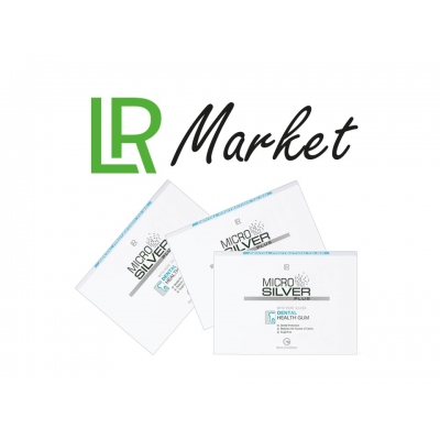 3x Guma do żucia wspomagająca higienę zębów LR Microsilver PLUS 14g