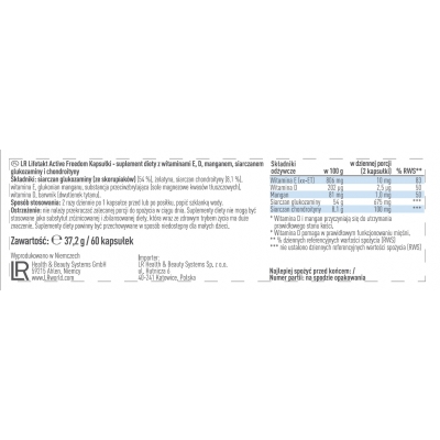 Active Freedom kapsułki 60 sztuk