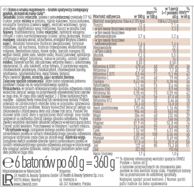 Baton o smaku nugatowym Figu Active LR 6 sztuk