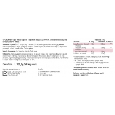 Super Omega 3 kapsułki 60 sztuk