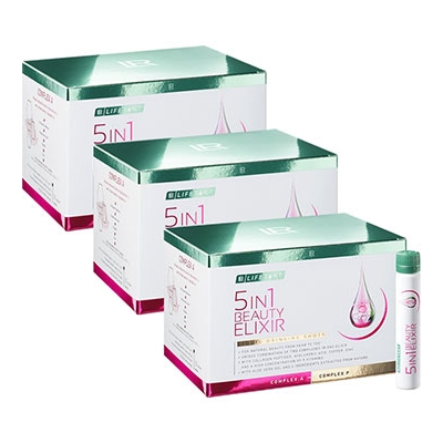 5w1 Eliksir Piękna Beauty Eliksir 30x25ml Trójpak