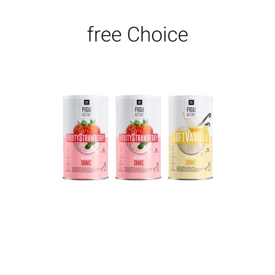 LR FIGUACTIVE Trójpak Shakes Truskawkowy Waniliowy 3 SZTUKI
