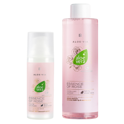 Aloe Vera Essence of Rose Limitowany Zestaw do Pielęgnacji Twarzy