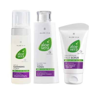 Aloe Vera Zestaw Intensywne Oczyszczanie Twarzy