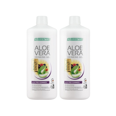 LR Aloe Vera Drinking Gel Acai Pro Summer Sumplement Diety w Płynie 2x1000ml DWUPAK