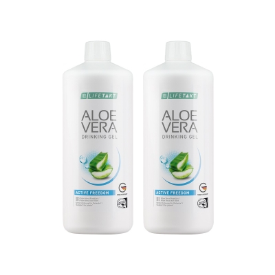 Aloes żel do picia kolagen LR Lifetakt Active Freedom 2x1000ml Aloe Vera DWUPAK