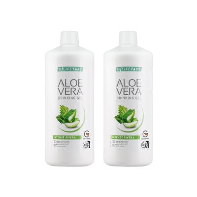 Aloes żel do picia Sivera pokrzywa 2x1000ml LR Lifetakt Aloe Vera DWUPAK