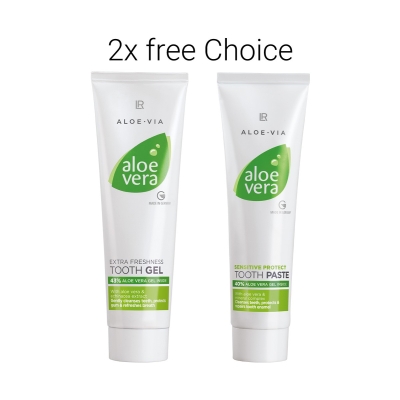 LR Aloe Vera Żel Pasta do mycia zębów Tooth Gel Aloe Via 2x100ml DWUPAK DO WYBORU
