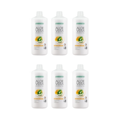 Aloes Żel Do Picia Miód LR Lifetakt Traditional Honey 1000ml Sześciopak 5+1 Aloe Vera