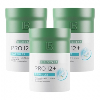 LR Pro 12 + Probiotyk kapsułki 30 sztuk Trójpak